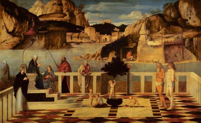 Alegoría sagrada, c.1487 de Giovanni Bellini
